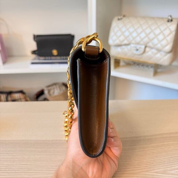 Gucci GG Supreme Monogram Azalea Calfskin Web Mini Horsebit 1955 Chain - Picture 5 of 13